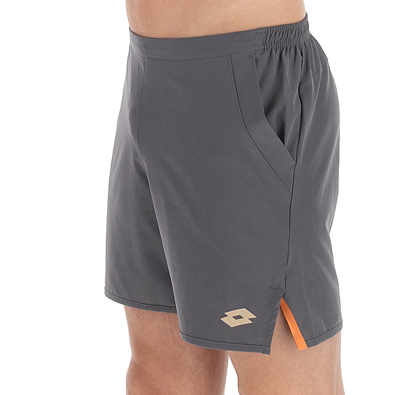 UOMO PANTALONI CORTI TENNIS TECH D1 GRIGIO SCURO 220459 008 03