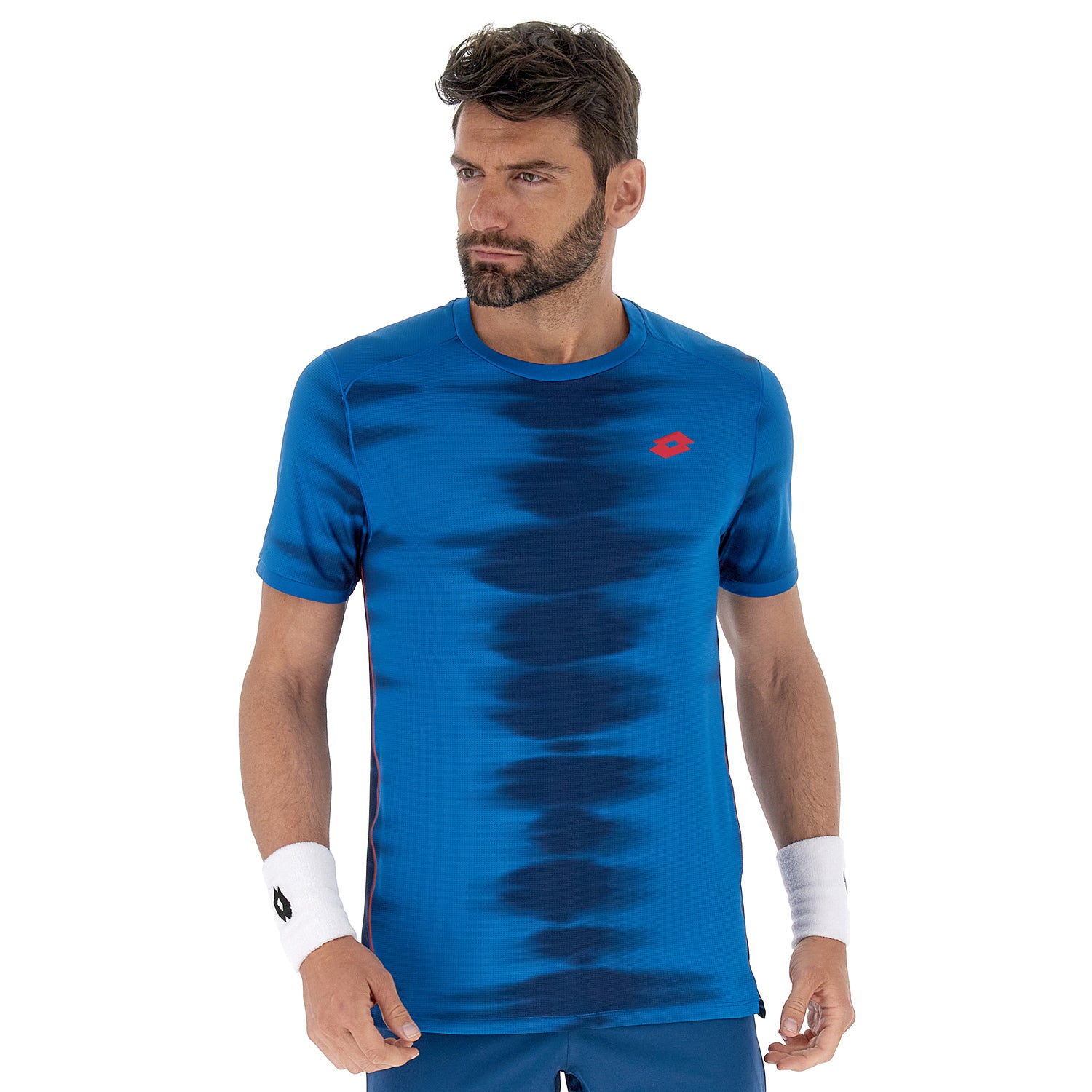 UOMO MAGLIETTA TENNIS TECH D2 BLU 220460 7FC 01