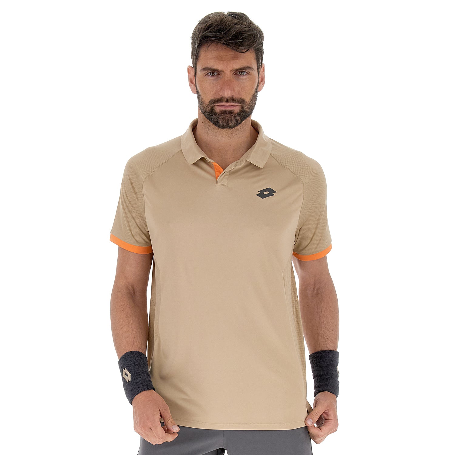UOMO POLO TENNIS TECH D2 BEIGE 220461 7RG 01