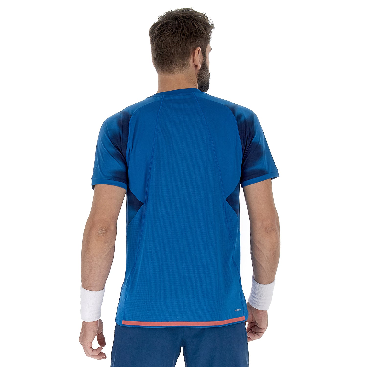 UOMO MAGLIETTA TENNIS TECH D2 BLU 220463 7FC 02