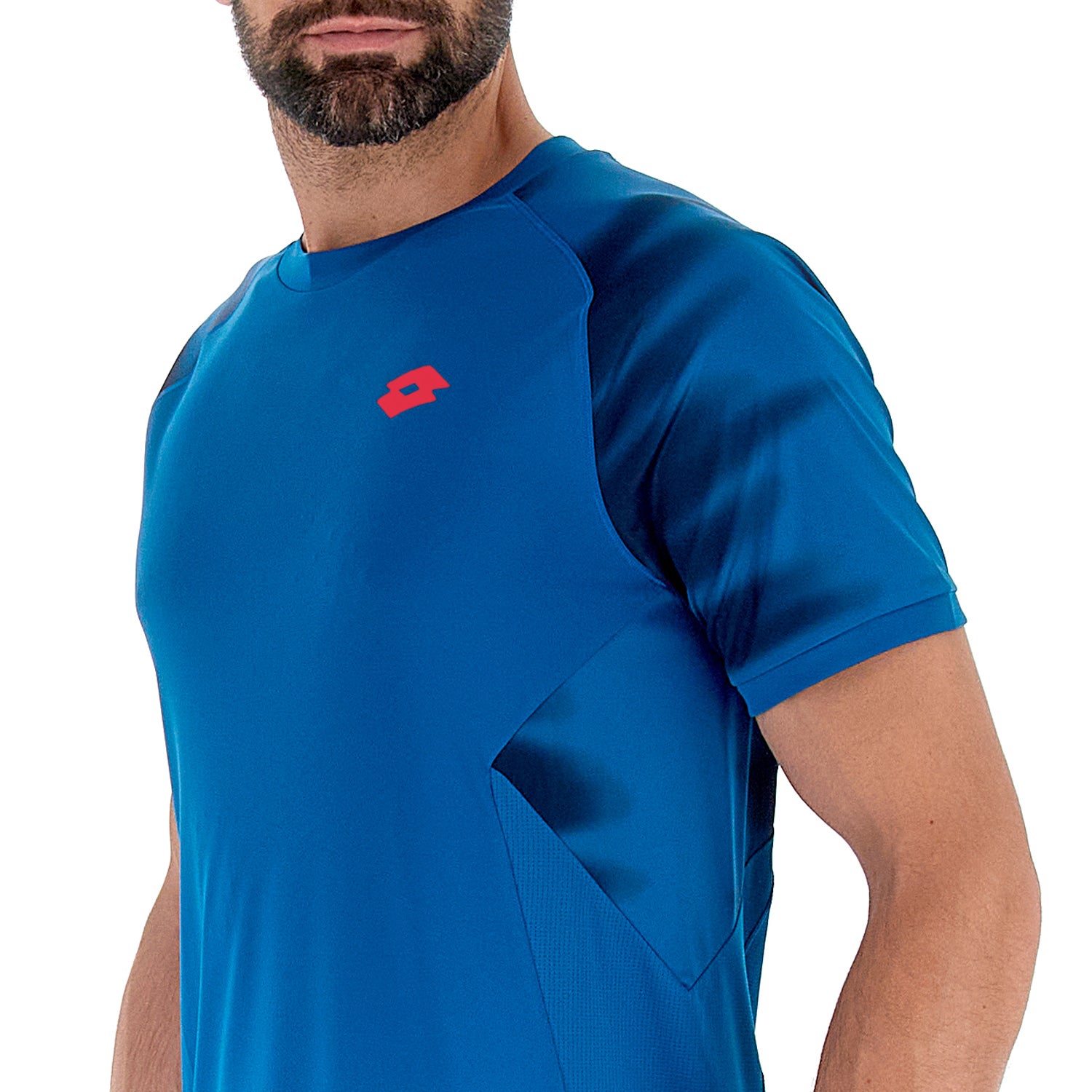 UOMO MAGLIETTA TENNIS TECH D2 BLU 220463 7FC 03