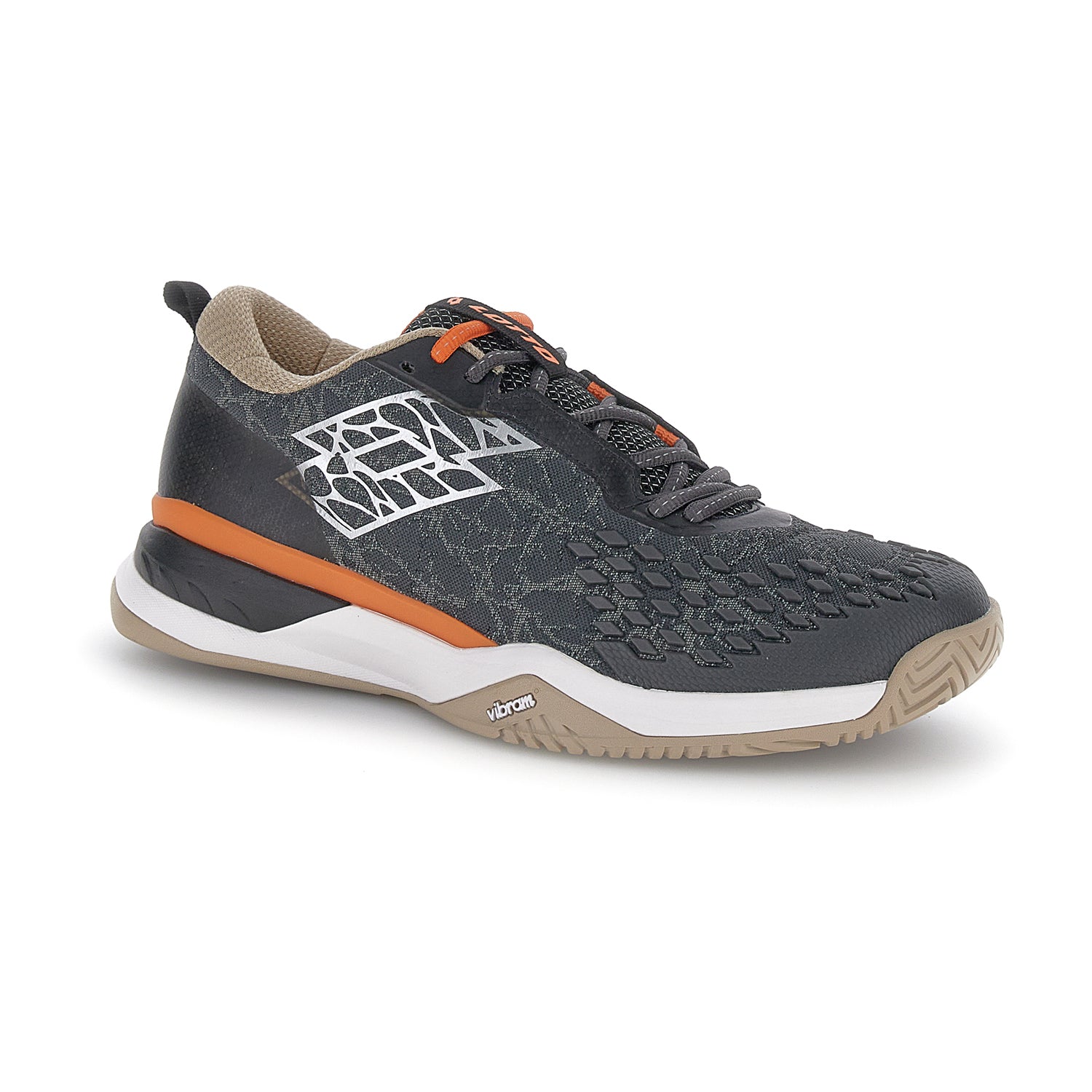 UOMO SCARPE TENNIS CAMPI VELOCI RAPTOR 100 GRIGIO SCURO 220553 BP1 02