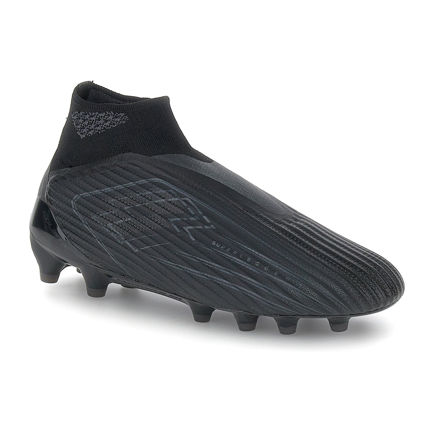 UNISEX SCARPE CALCIO FG SOLISTA 100 NERO 220556 1CL 02