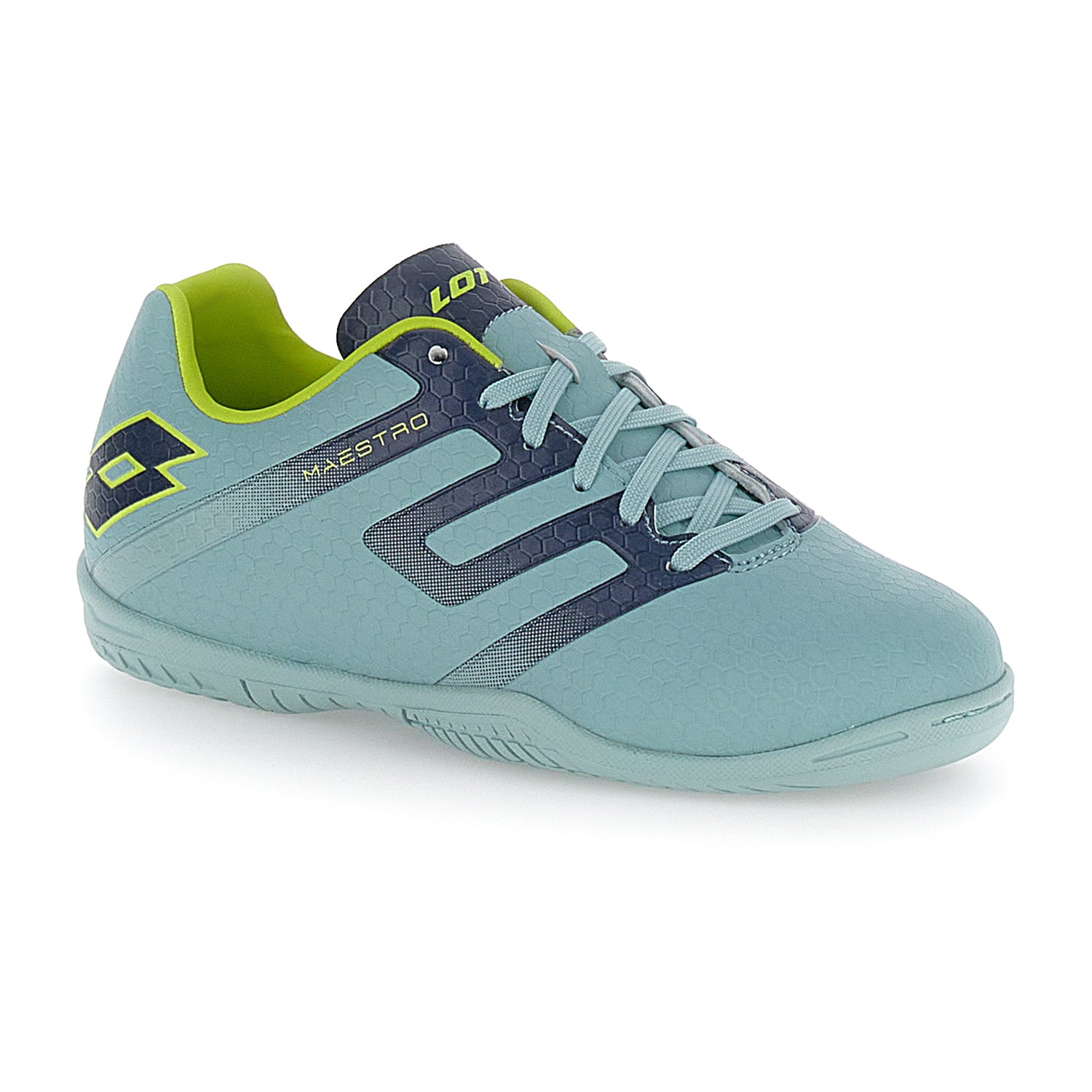 RAGAZZI SCARPE FUTSAL INDOOR MAESTRO 700 VERDE CHIARO 220575 BPC 02