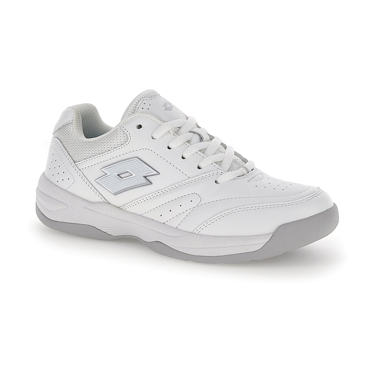 DONNA SCARPE COURT LOGO BIANCO 220655 1GN 02