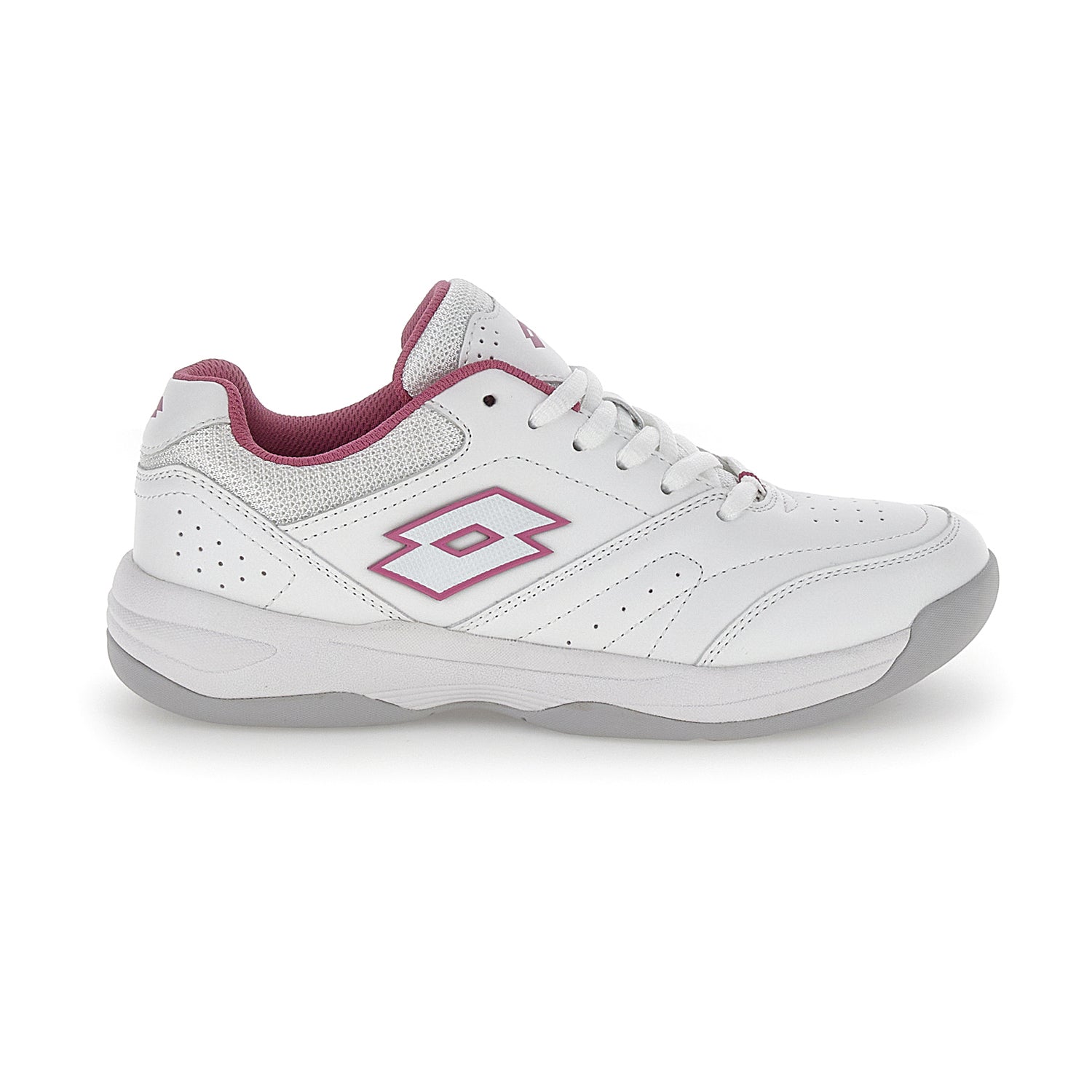 DONNA SCARPE COURT LOGO BIANCO 220655 BQA 01