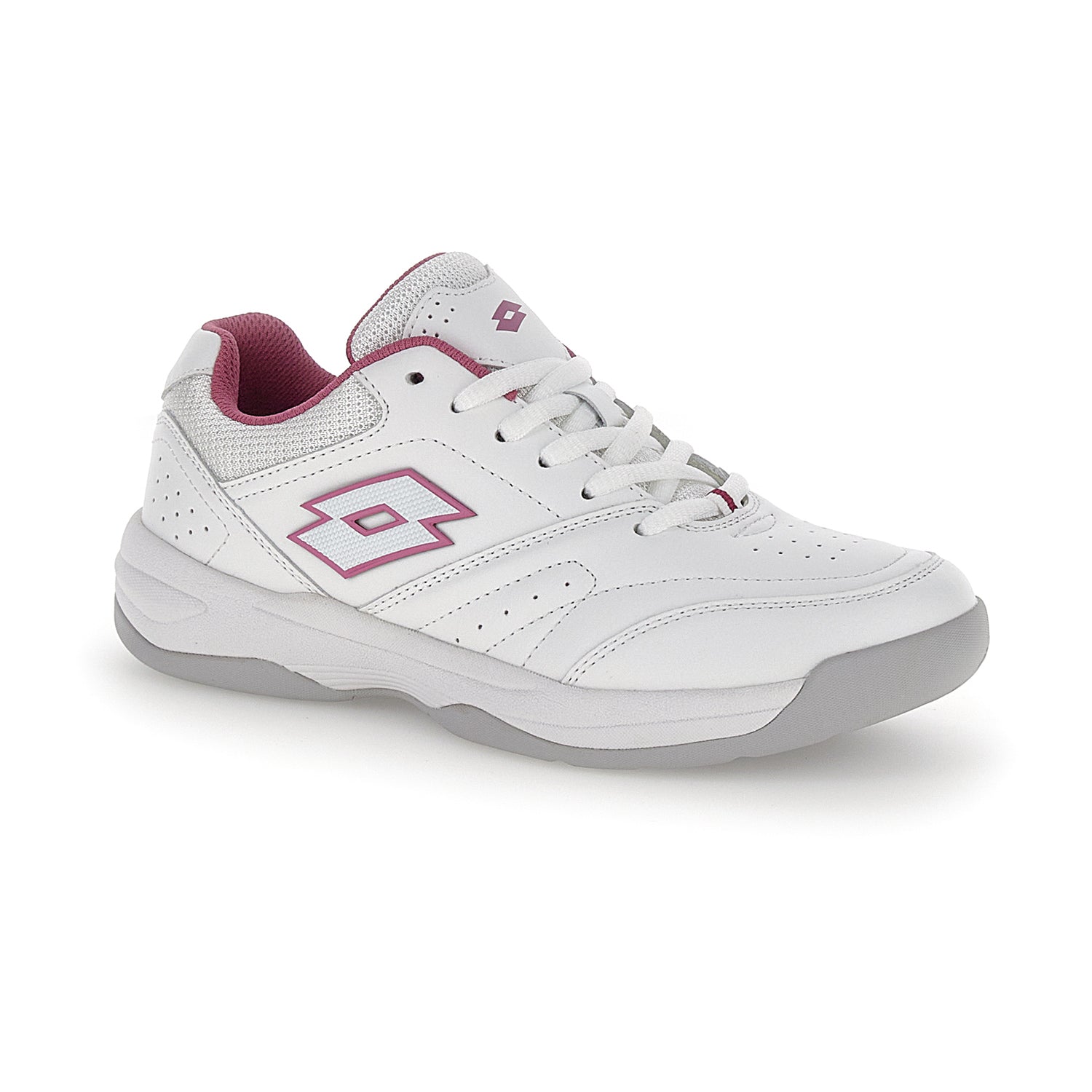 DONNA SCARPE COURT LOGO BIANCO 220655 BQA 02
