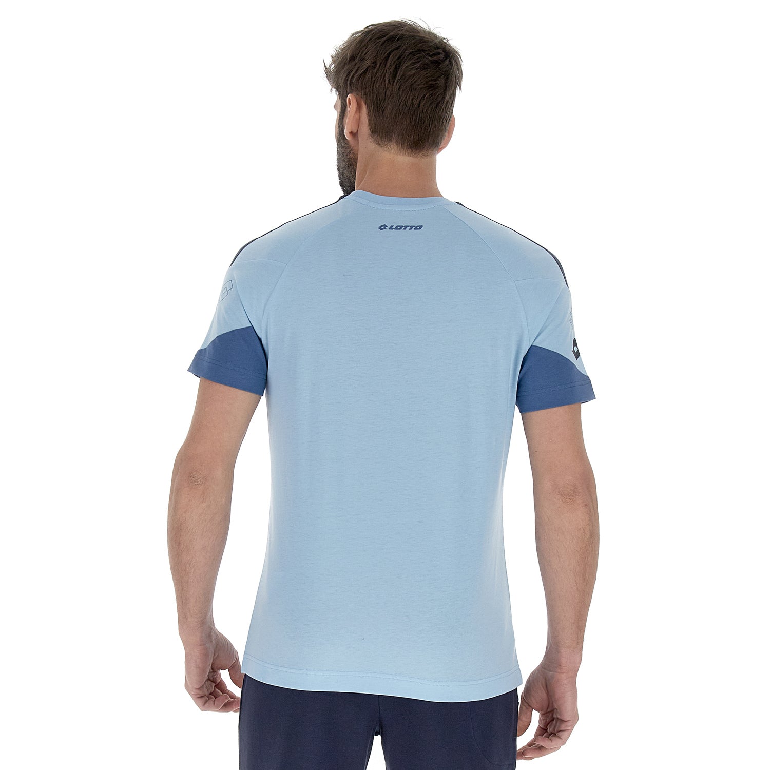 UOMO MAGLIETTA ATHLETICA PLUS AZZURRO 220681 BNS 02