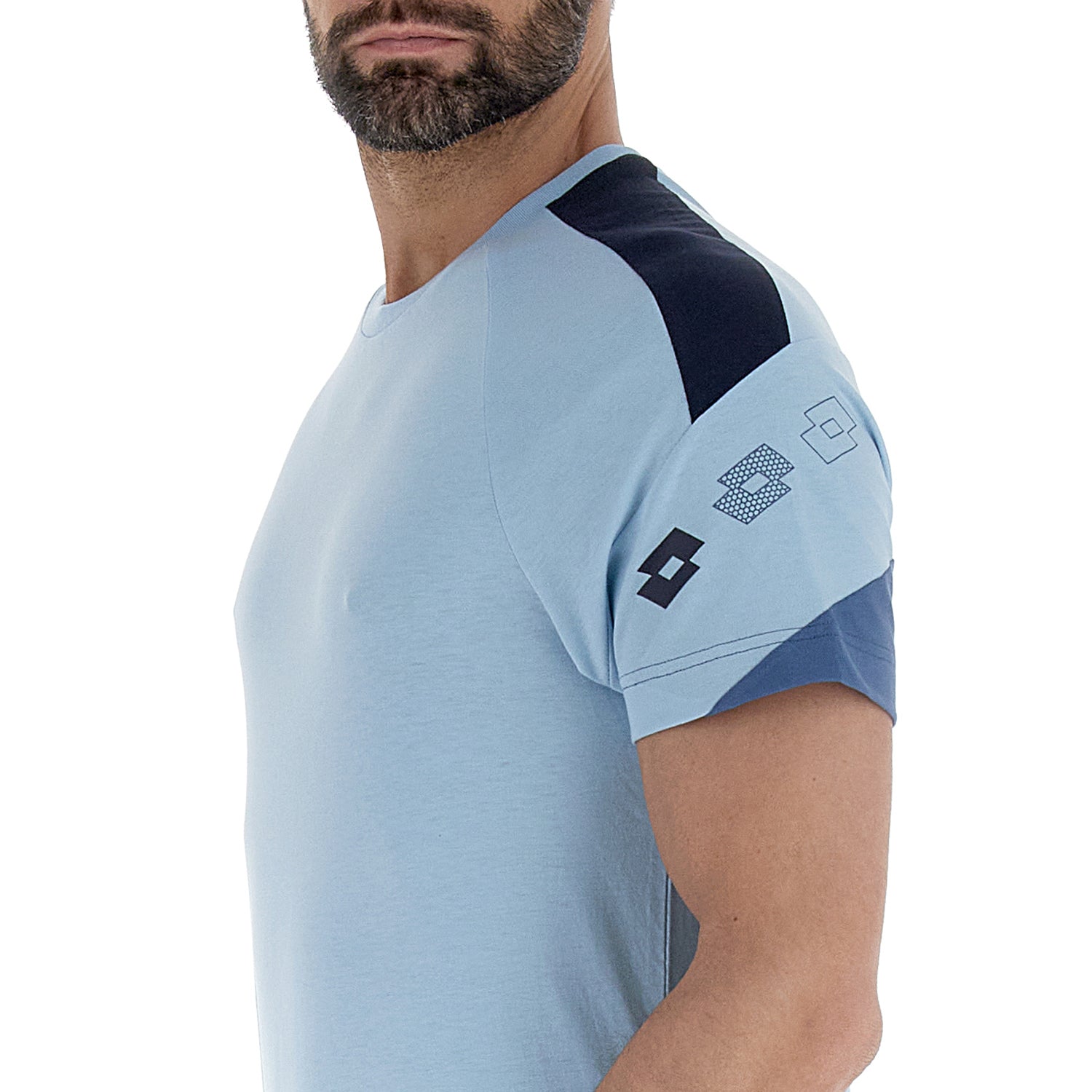UOMO MAGLIETTA ATHLETICA PLUS AZZURRO 220681 BNS 03