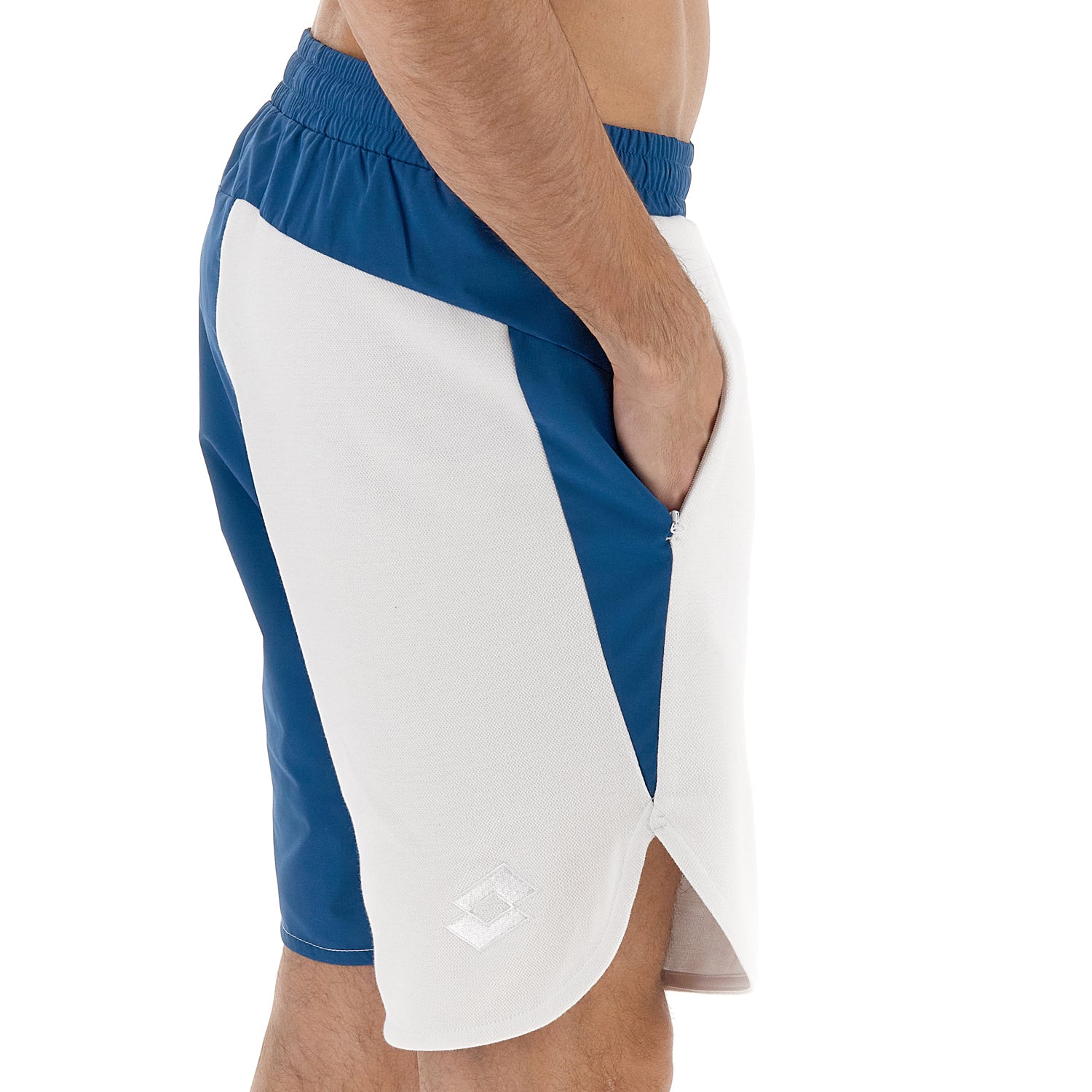 UOMO PANTALONI CORTI LOTTO NYC BIANCO 221325 8BO 03