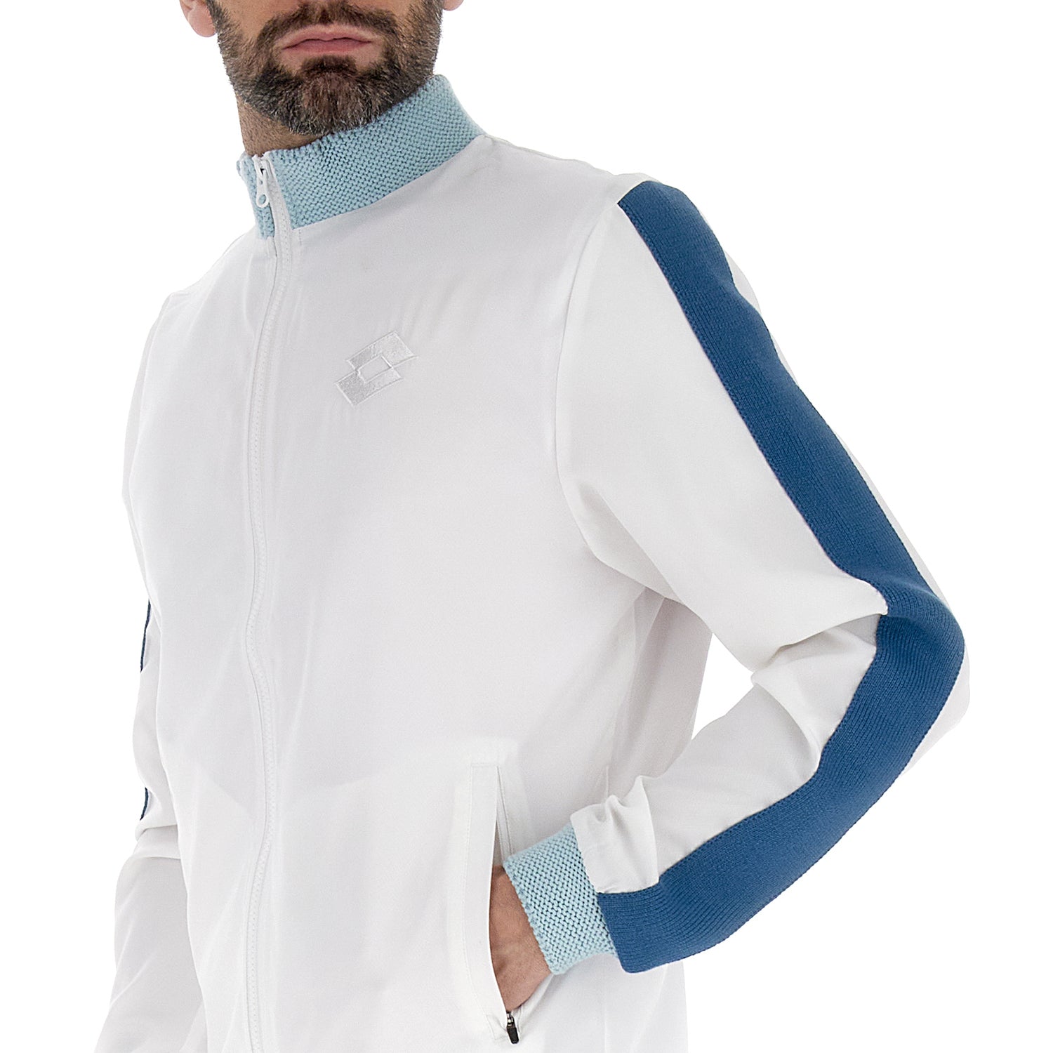 UOMO FELPA LOTTO NYC BIANCO 221326 8BO 03