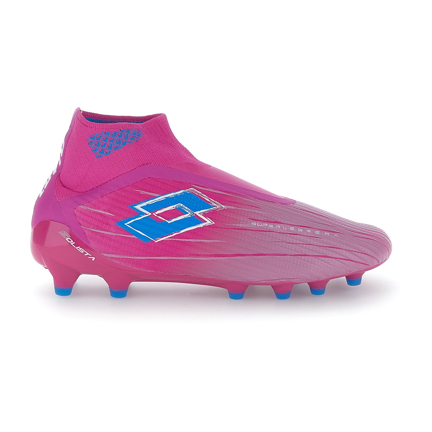 Scarpe Calcio Fg Solista 100 Rosa Scuro Lotto Sport