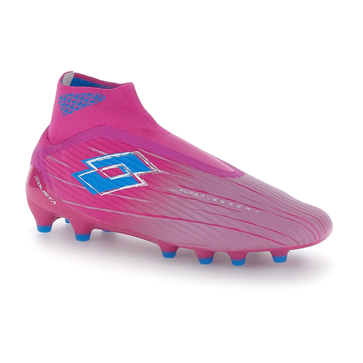 UNISEX SCARPE CALCIO FG SOLISTA 100 ROSA SCURO 221351 CJW 02