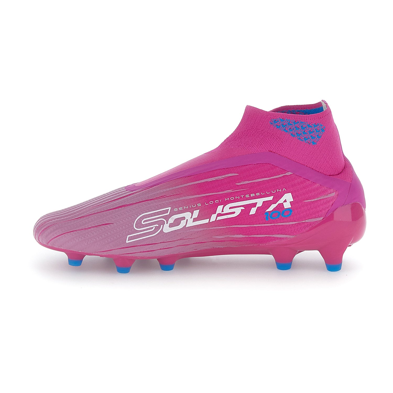 UNISEX SCARPE CALCIO FG SOLISTA 100 ROSA SCURO 221351 CJW 03