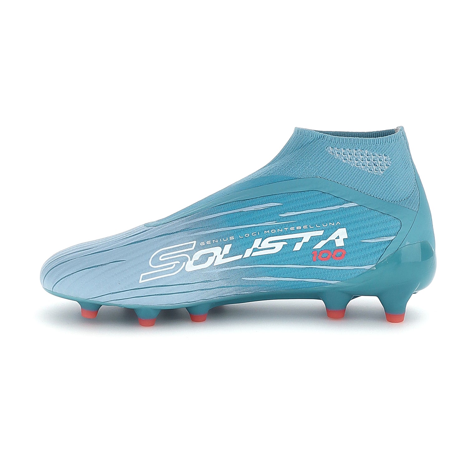 UNISEX SCARPE CALCIO FG SOLISTA 100 AZZURRO 221351 DK5 03