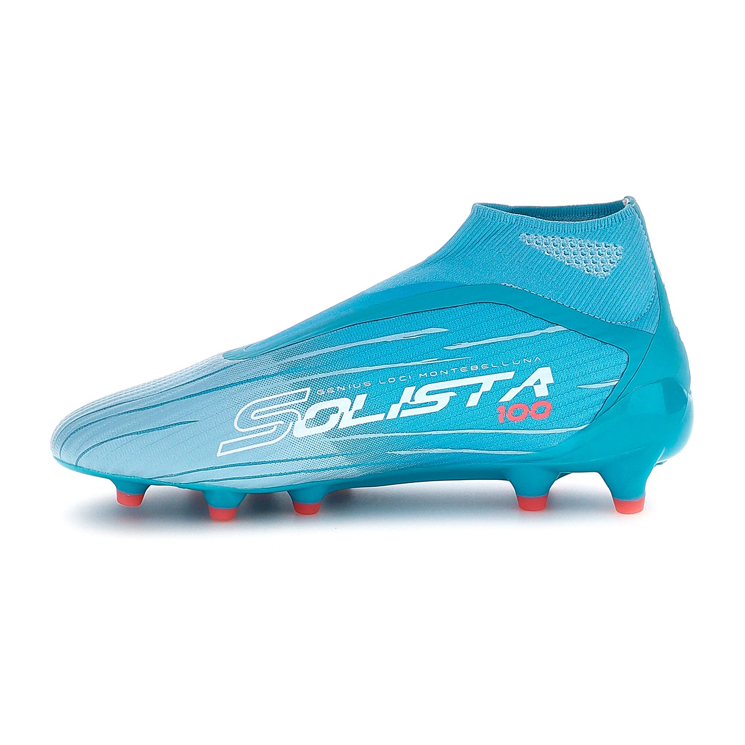 UNISEX SCARPE CALCIO FG SOLISTA 100 AZZURRO 221351 DK5 03