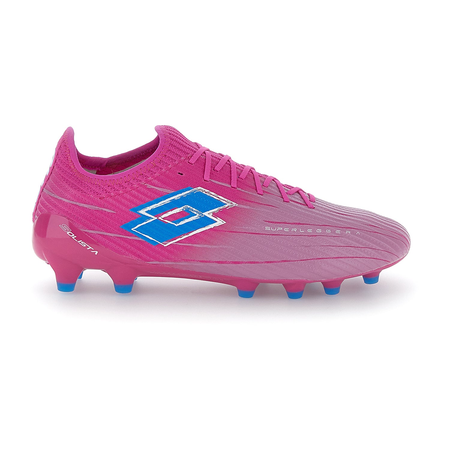 SOLISTA 200 FG FOOTBALL BOOTS DARK PINK 37