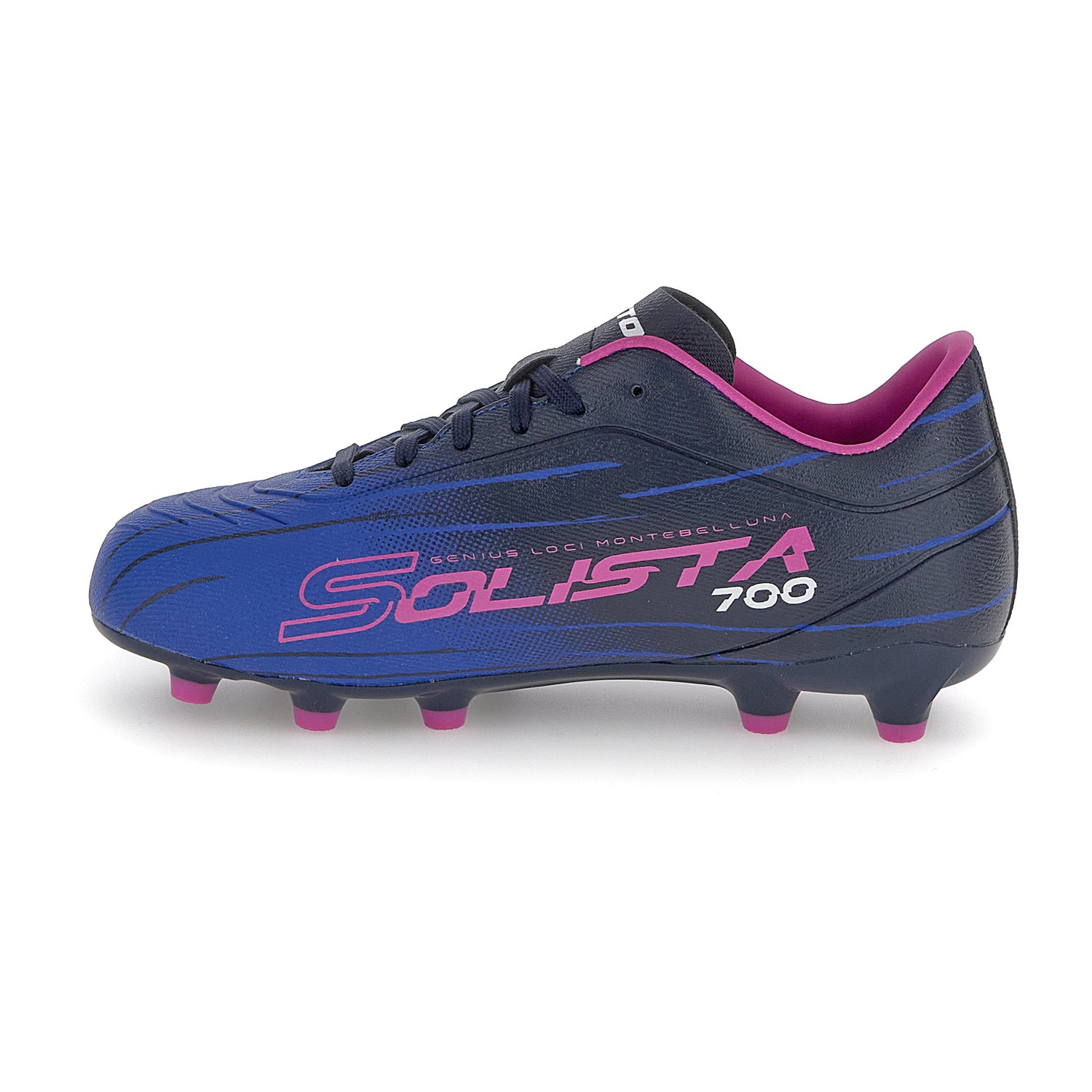 RAGAZZI SCARPE CALCIO FG SOLISTA 700 BLU SCURO 221360 CJS 03