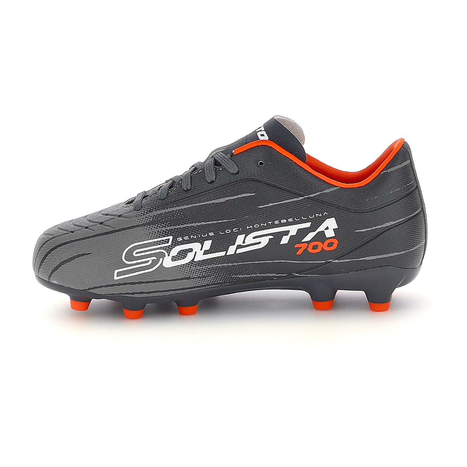 RAGAZZI SCARPE CALCIO FG SOLISTA 700 GRIGIO SCURO 221360 DK7 03
