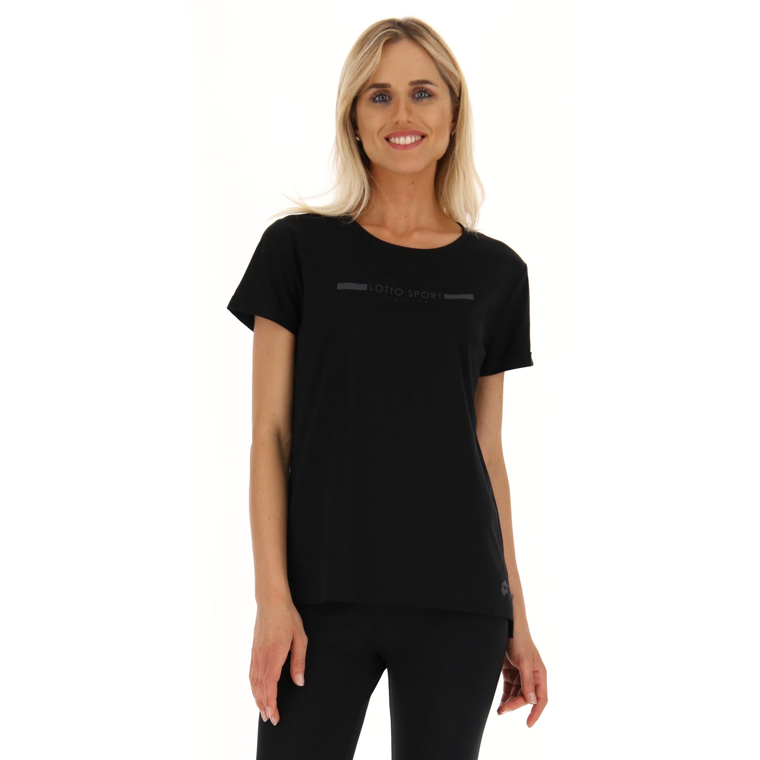 DONNA MAGLIETTA TRAINING PURE NERO 221409 1CL 01