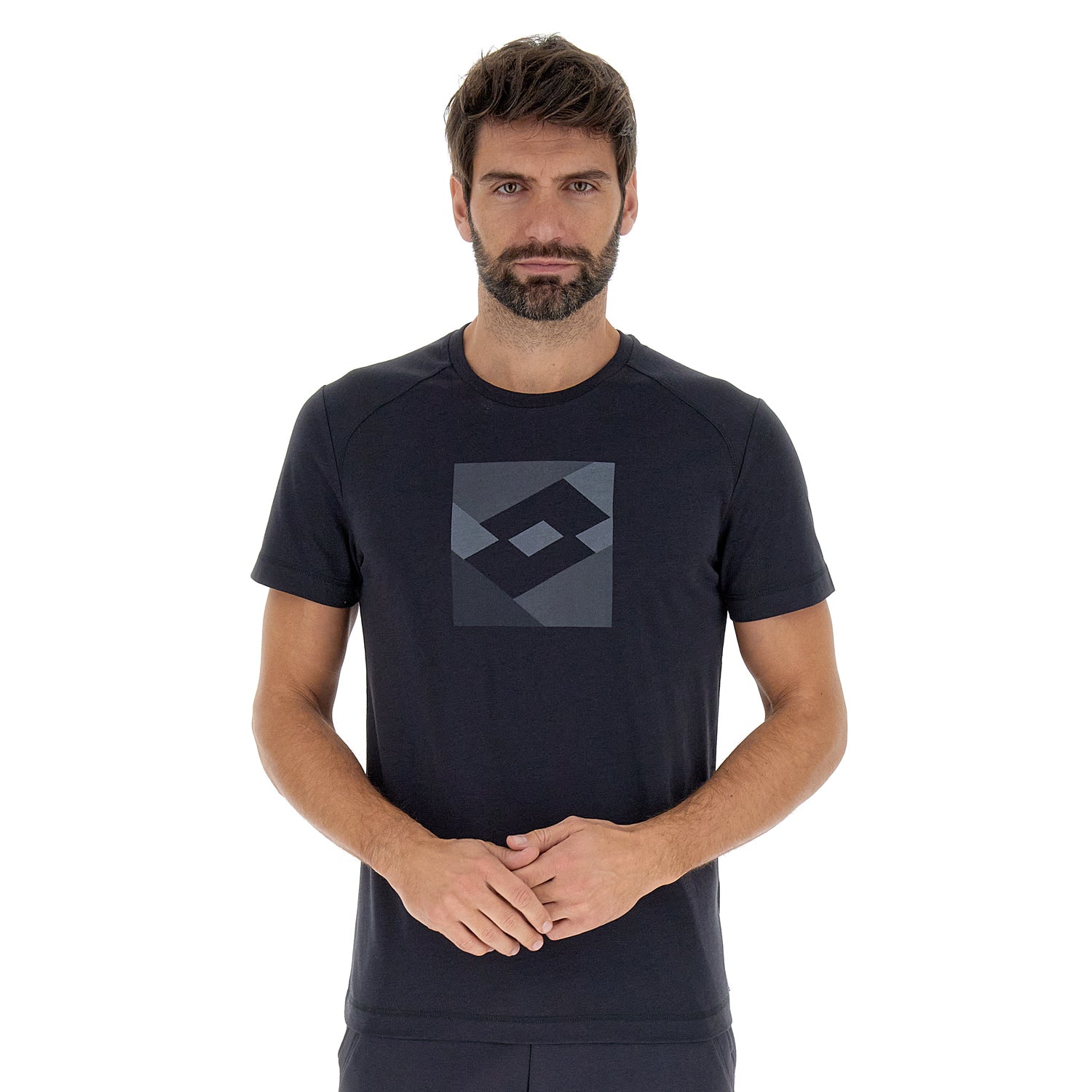 UOMO MAGLIETTA ATHLETICA SQUARE GRIGIO SCURO 221430 10B 01