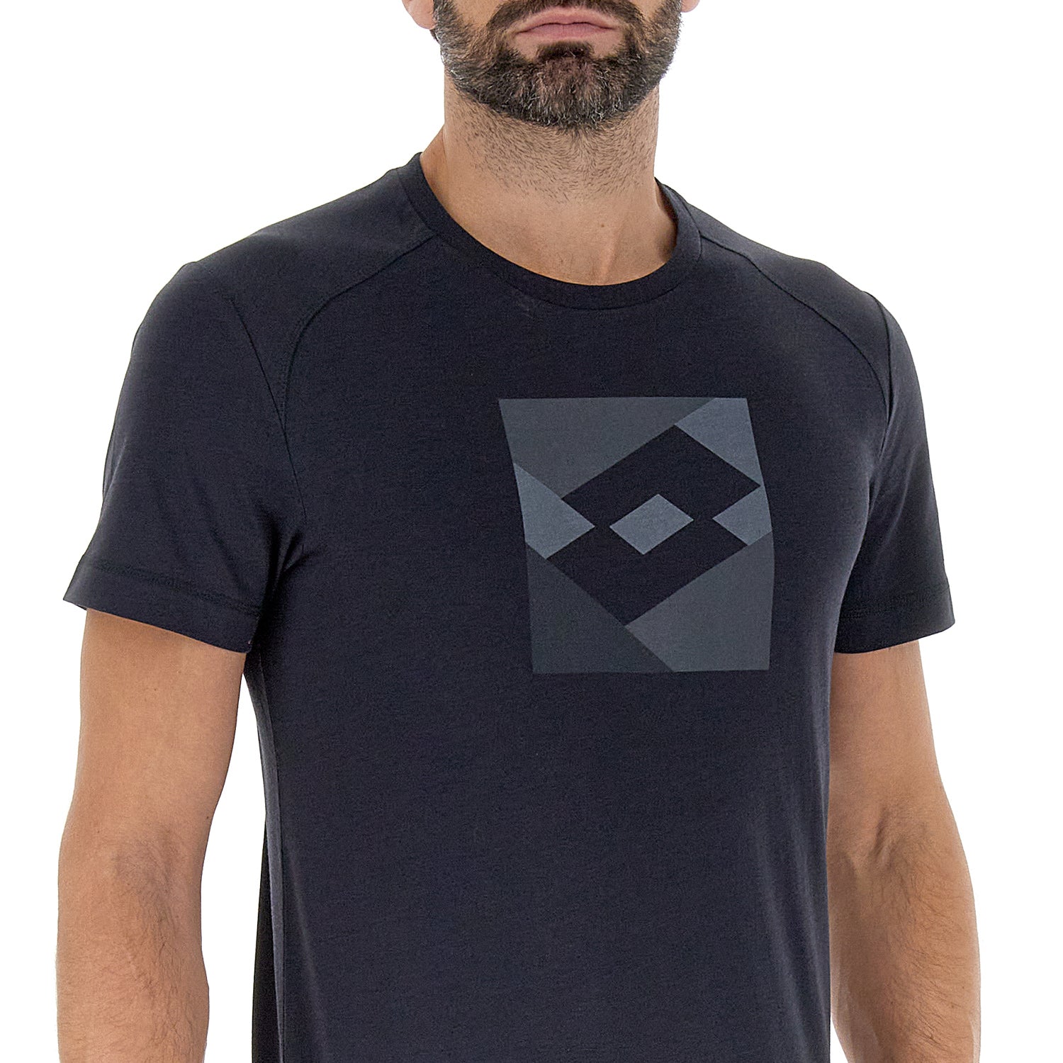 UOMO MAGLIETTA ATHLETICA SQUARE GRIGIO SCURO 221430 10B 03