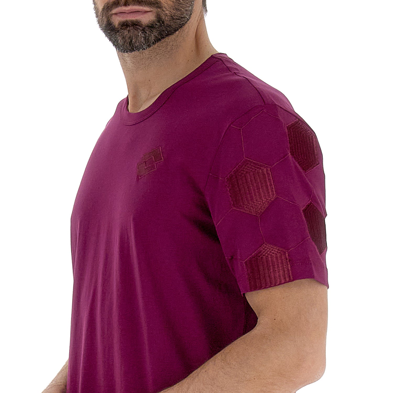 UOMO MAGLIETTA LOTTO NYC VIOLA 221467 3A5 03