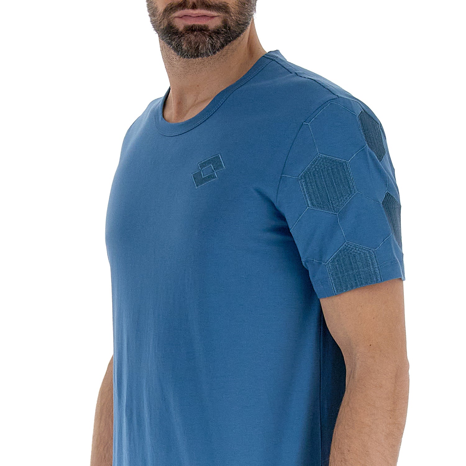 UOMO MAGLIETTA LOTTO NYC AZZURRO 221467 9AH 03