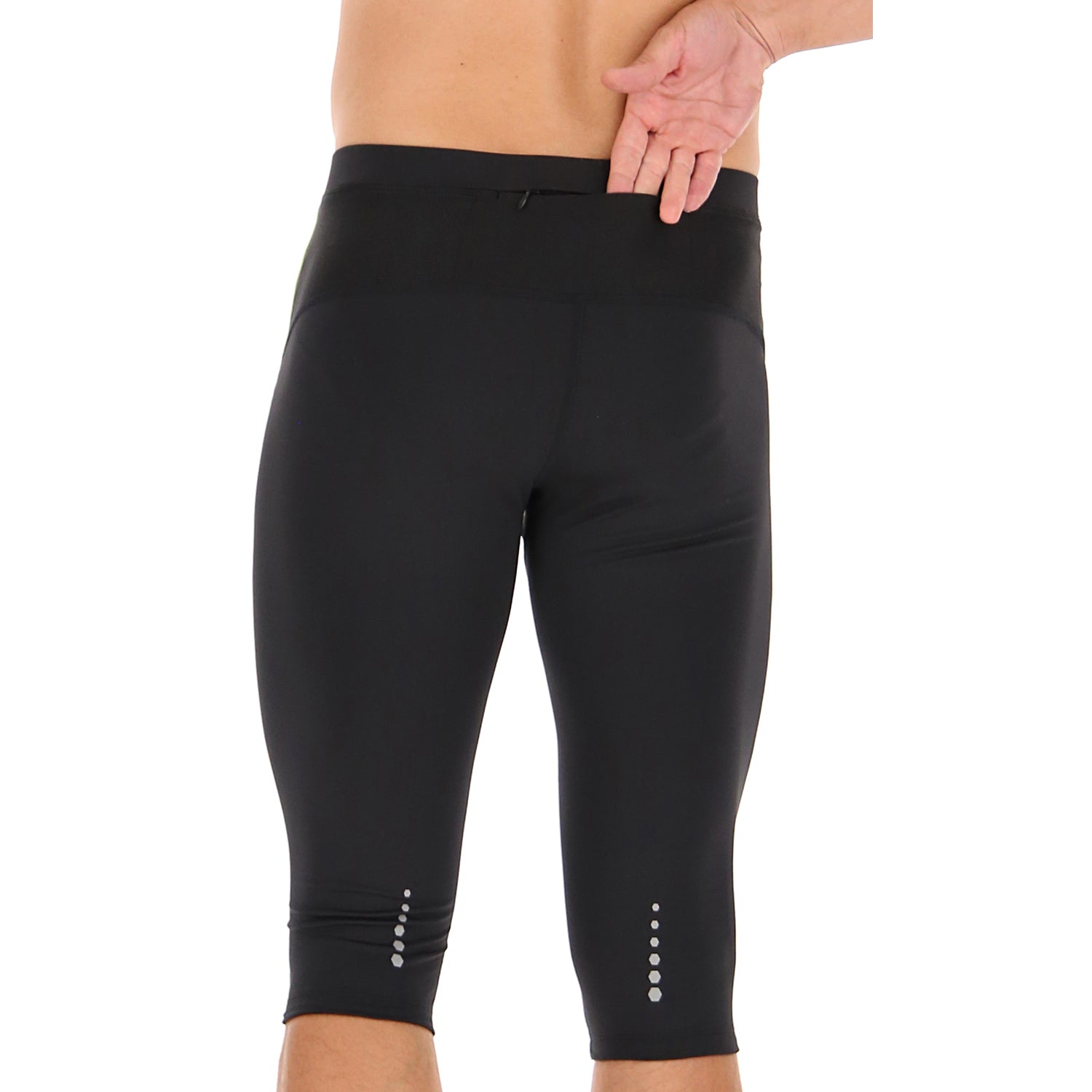 UOMO LEGGINGS RUNNING NERO 221753 1CL 03