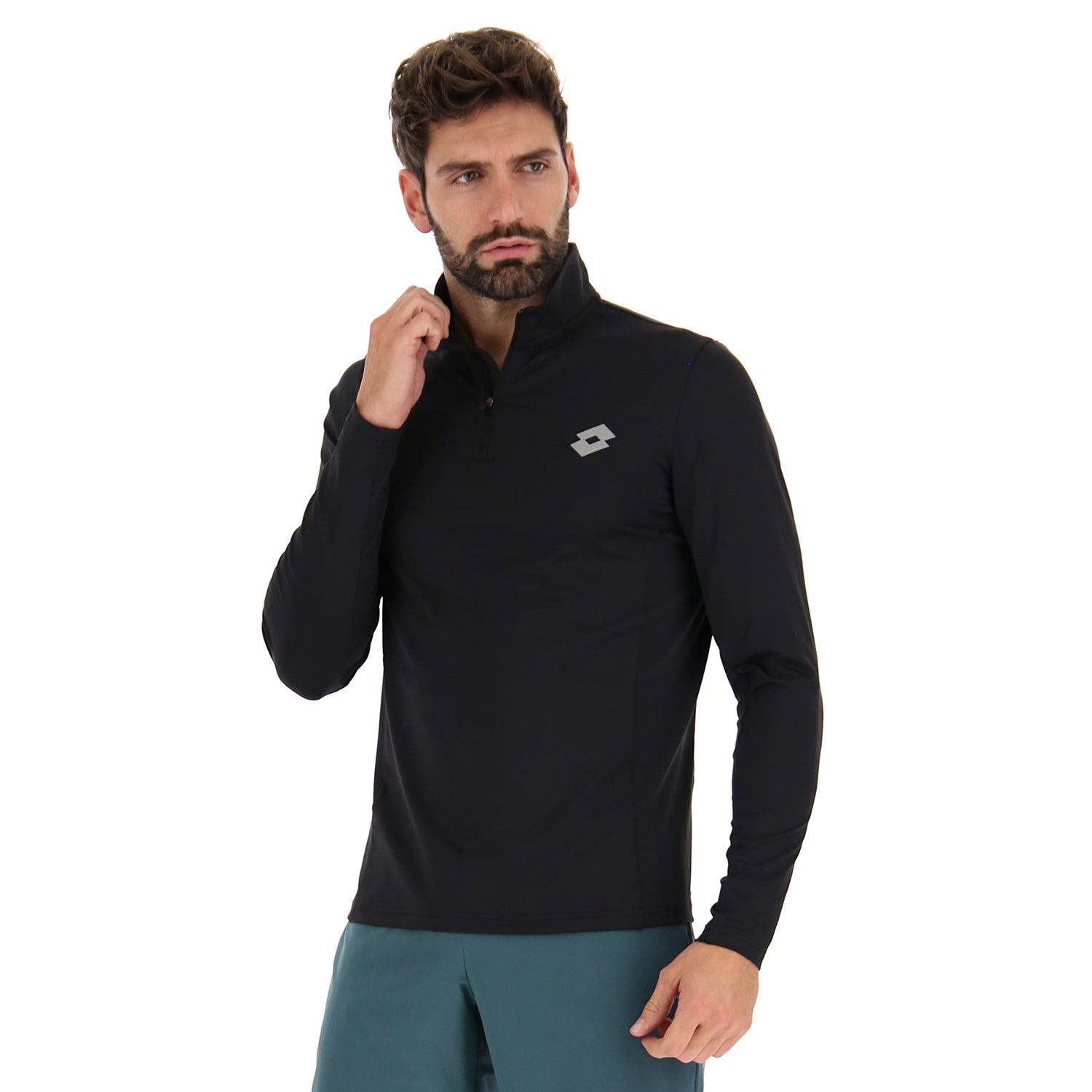 UOMO FELPA RUNNING NERO 221755 1CL 01