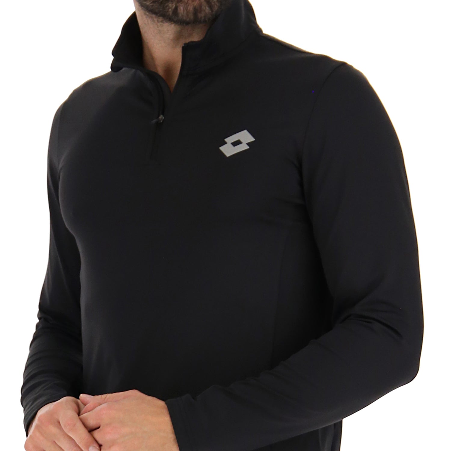 UOMO FELPA RUNNING NERO 221755 1CL 03