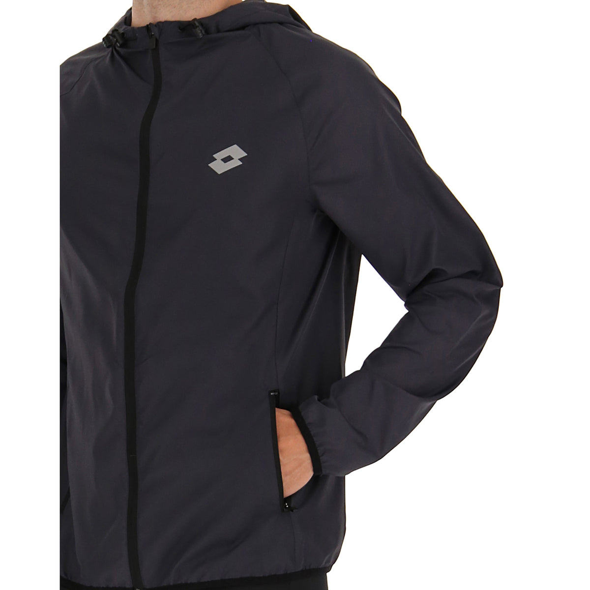 UOMO GIACCA A VENTO RUNNING GRIGIO SCURO 221756 10B 03
