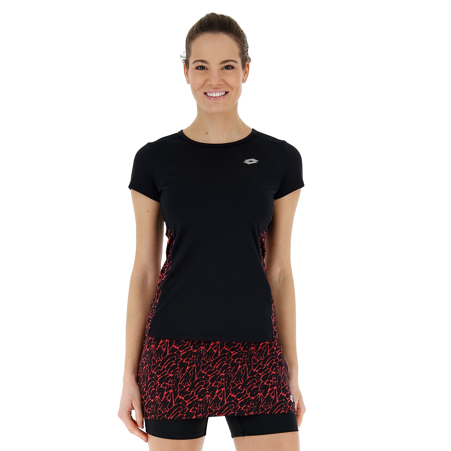 DONNA MAGLIETTA RUNNING NERO 221768 2CN 01
