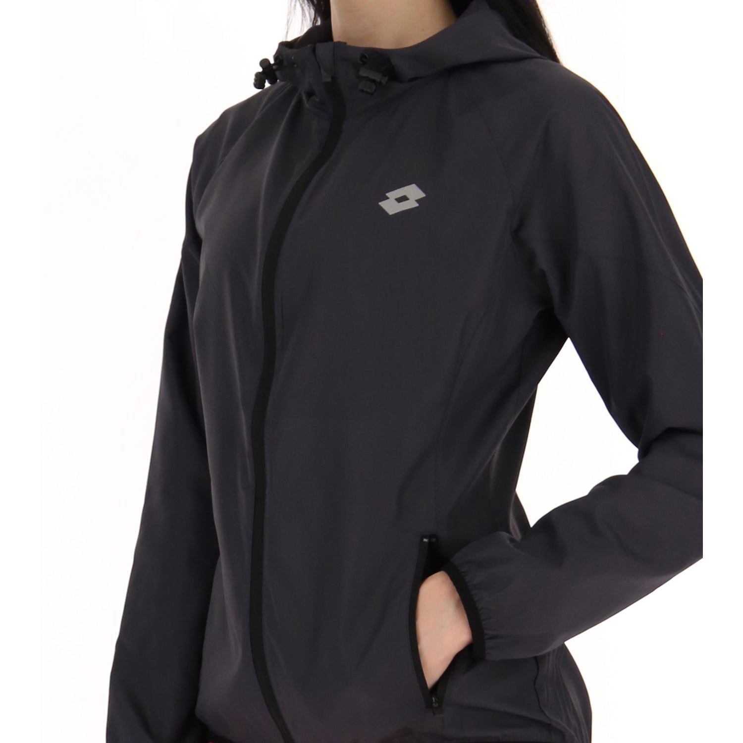 DONNA GIACCA A VENTO RUNNING GRIGIO SCURO 221796 10B 03