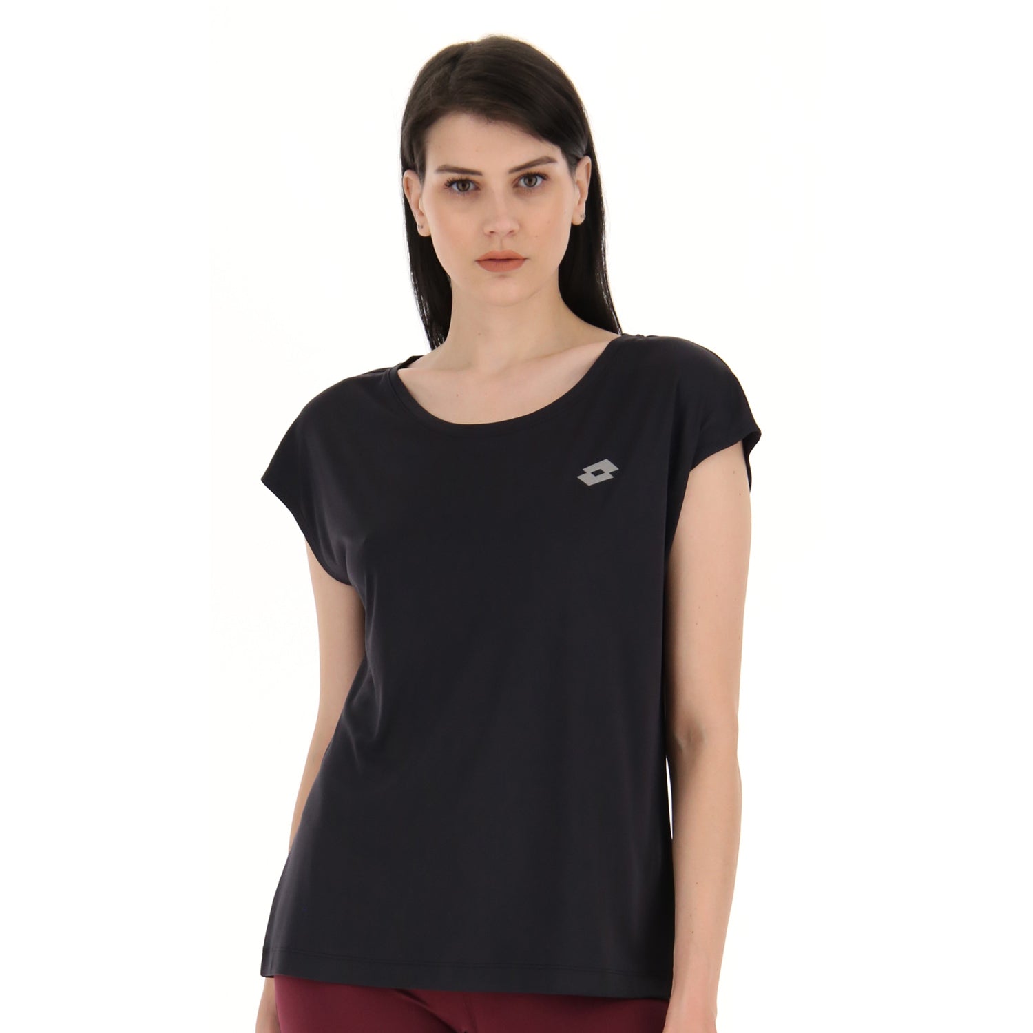 DONNA MAGLIETTA WORKOUT NERO 221817 1CL 01