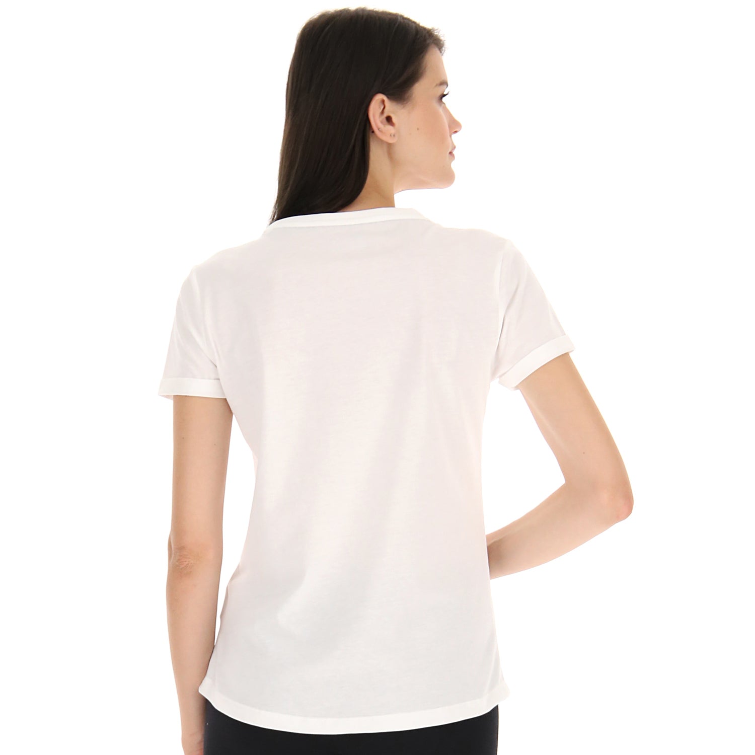 DONNA MAGLIETTA TRAINING PURE BIANCO 221823 N03 02