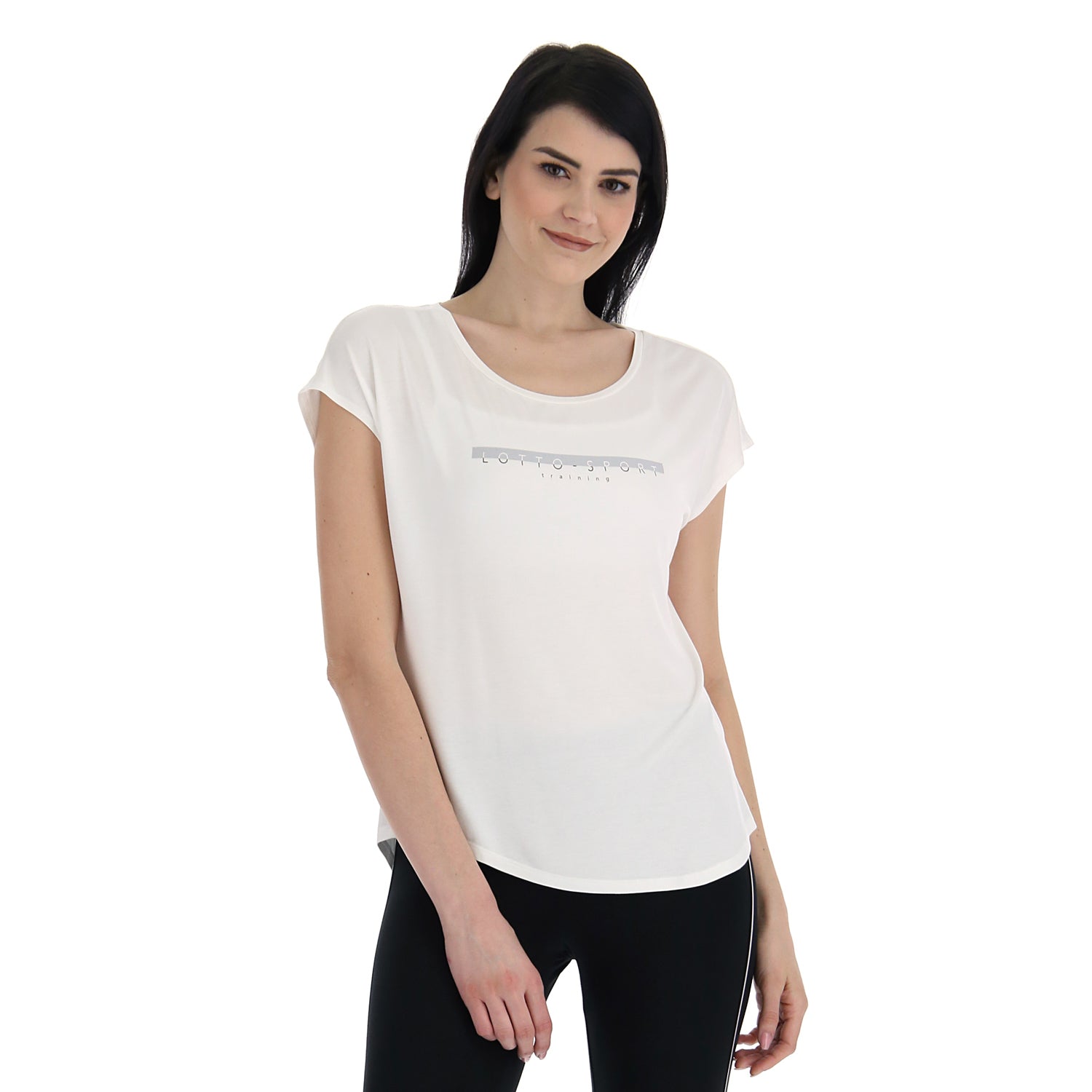 DONNA MAGLIETTA TRAINING PURE BIANCO 221827 N03 01