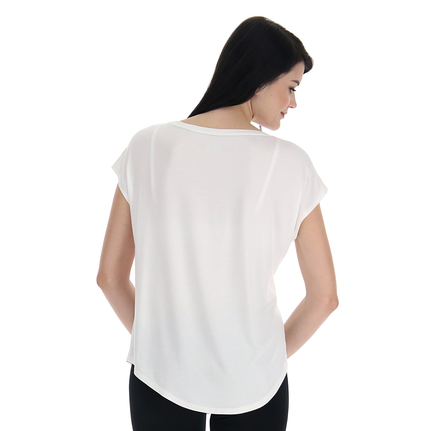 DONNA MAGLIETTA TRAINING PURE BIANCO 221827 N03 02
