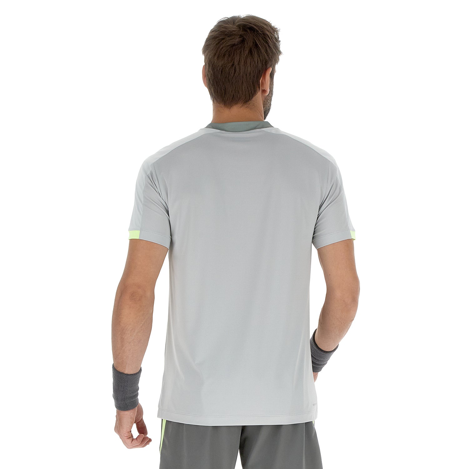 UOMO MAGLIETTA TENNIS TECH D1 GRIGIO CHIARO 222101 V48 02
