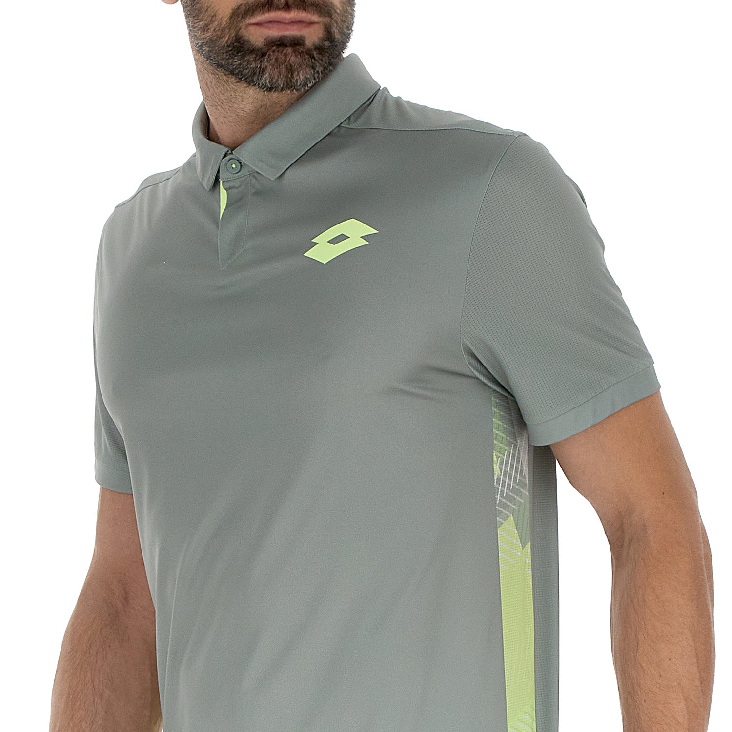 UOMO POLO TENNIS TECH D1 GRIGIO 222102 7K0 03