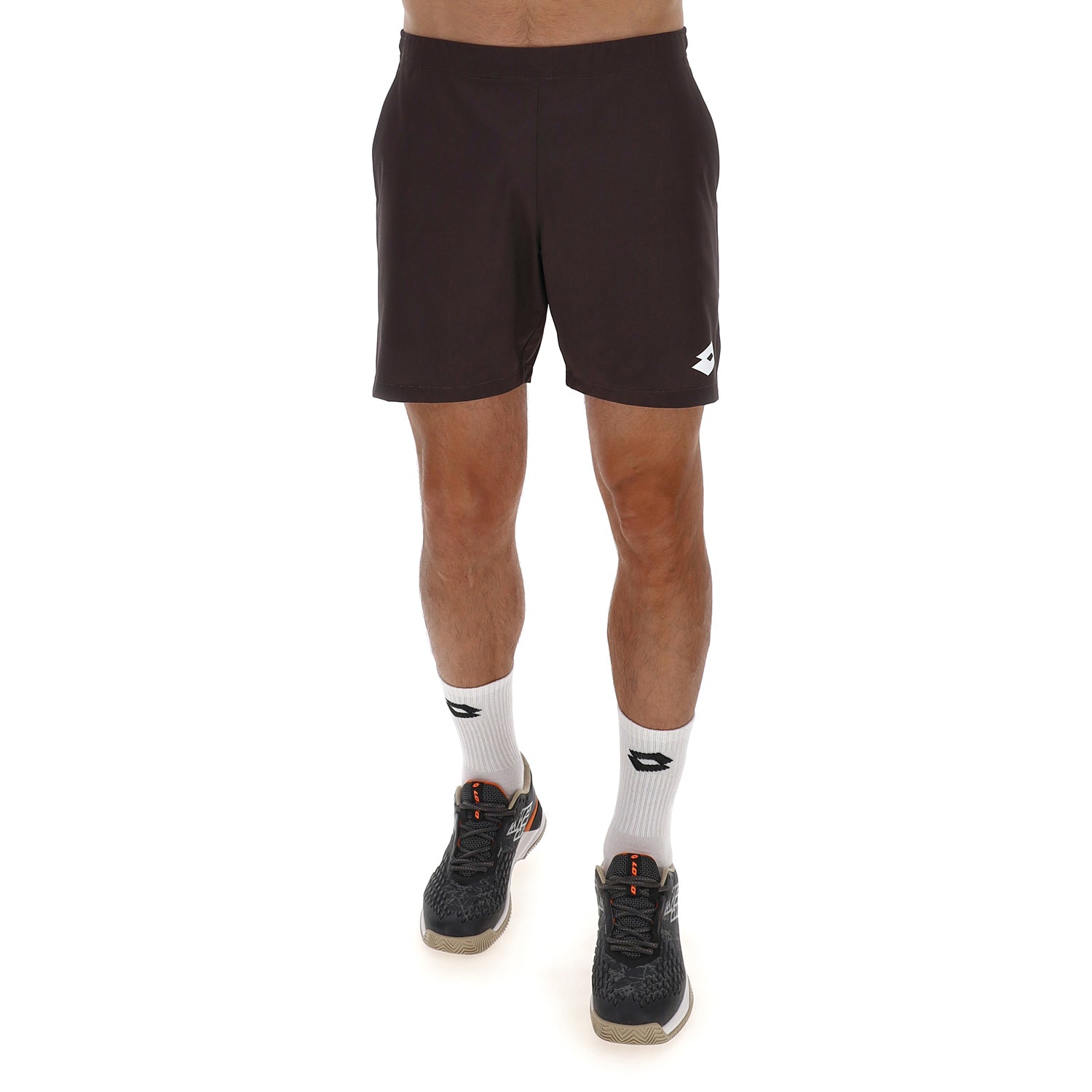 UOMO PANTALONI CORTI TENNIS TECH D1 MARRONE SCURO 222103 0B4 01