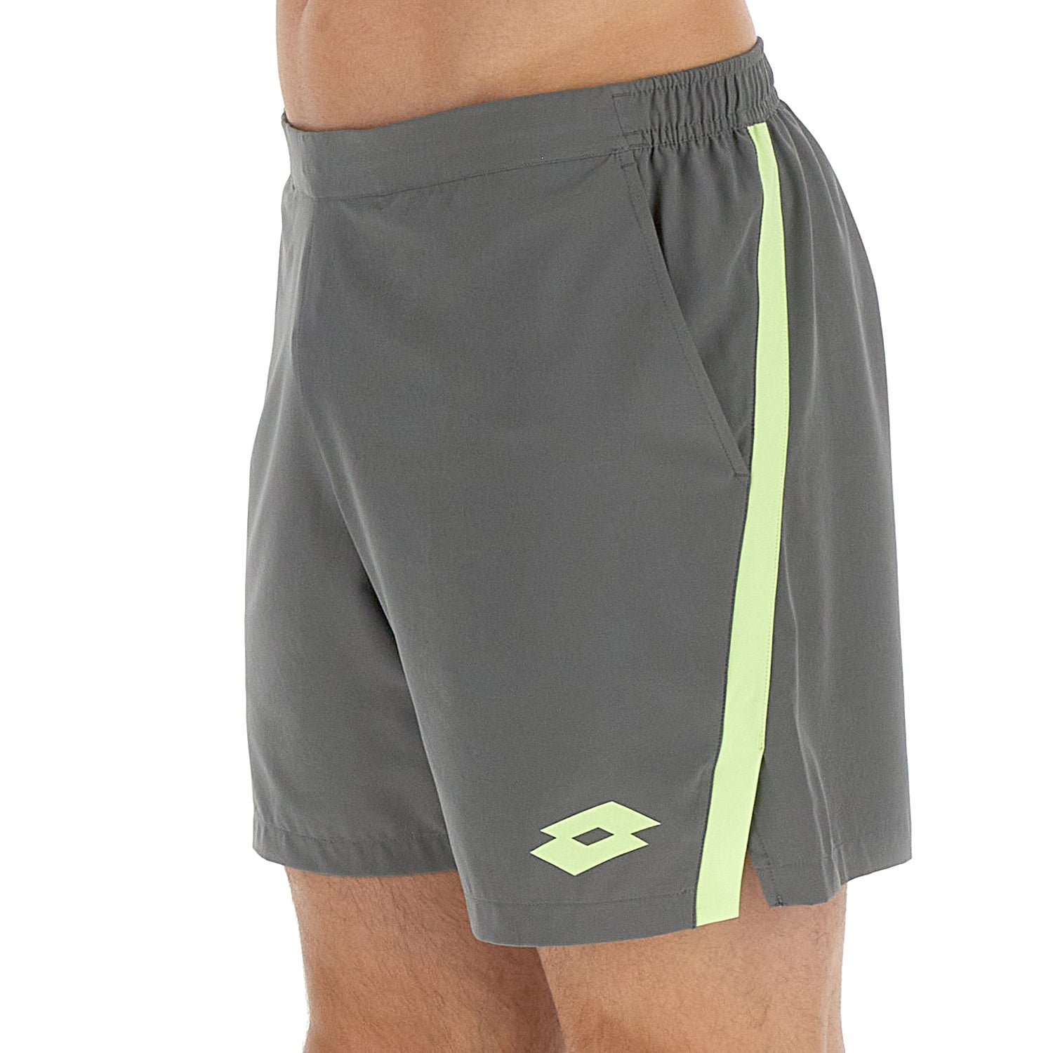 UOMO PANTALONI CORTI TENNIS TECH D1 GRIGIO 222103 CX0 03