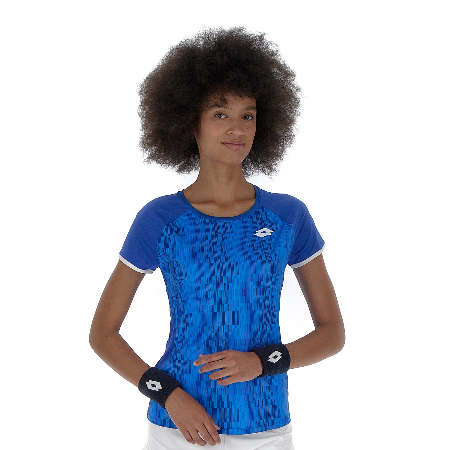 DONNA MAGLIETTA TENNIS TECH D3 BLU 222117 03A 01