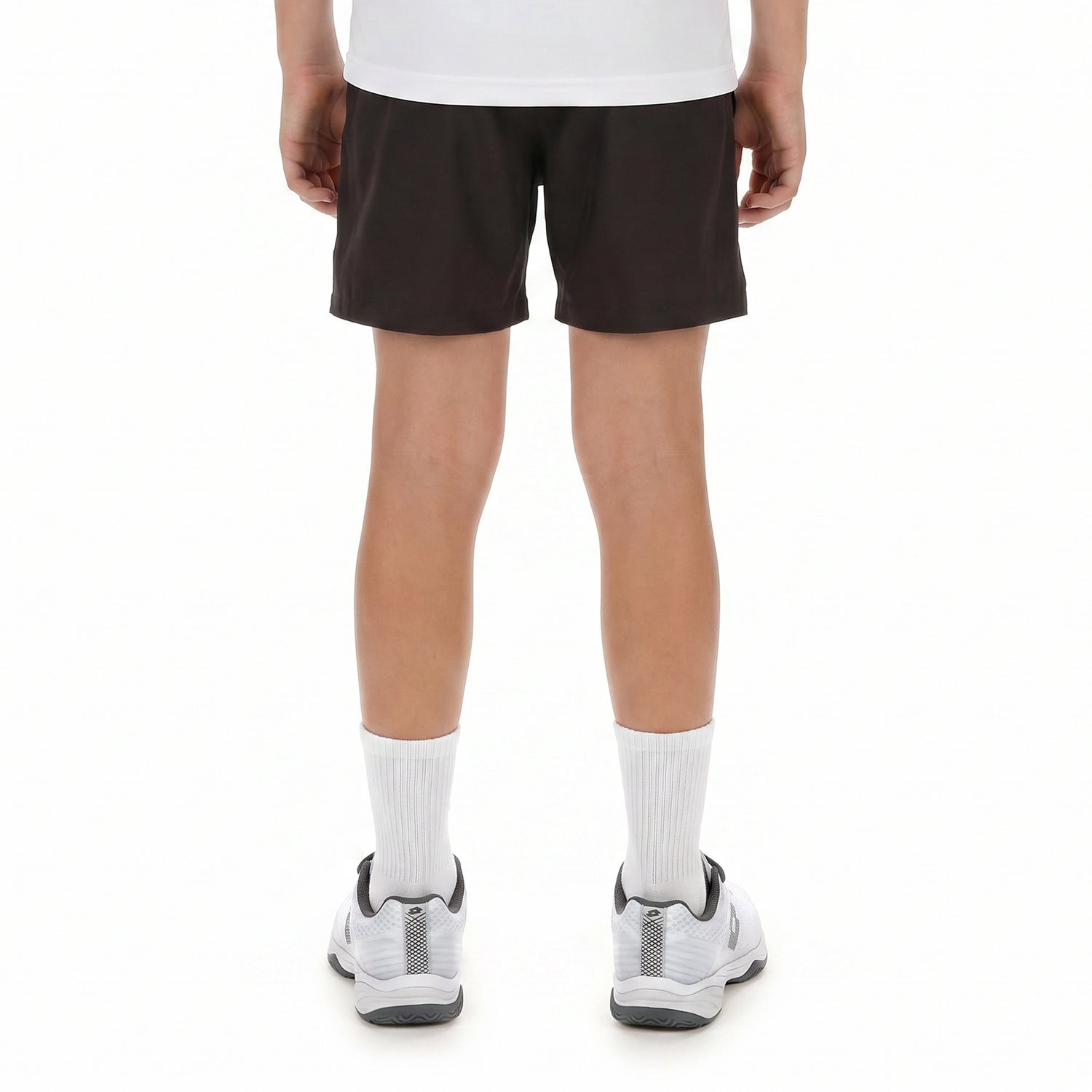 RAGAZZI PANTALONI CORTI TENNIS TECH D1 MARRONE SCURO 222121 0B4 02