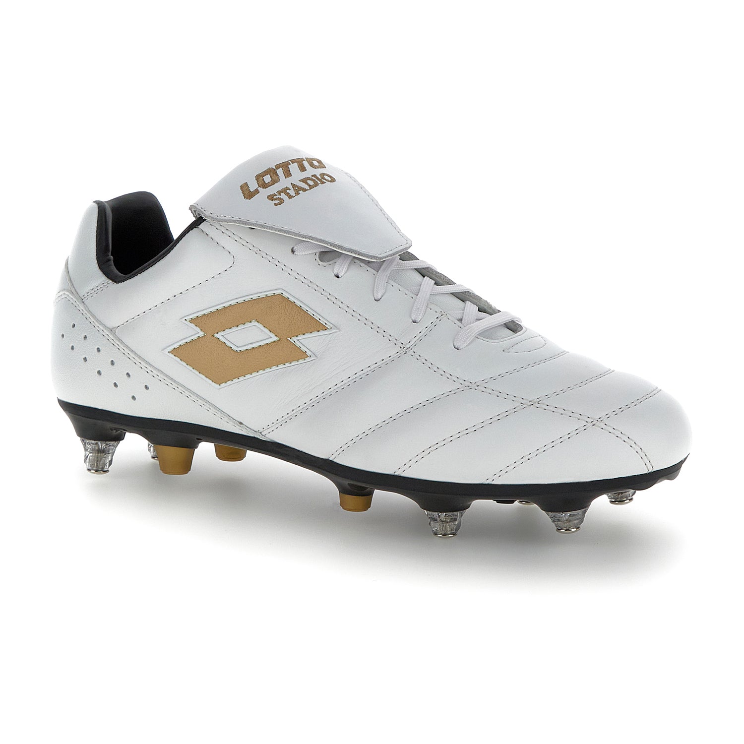 UNISEX SCARPE CALCIO SG STADIO 200 BIANCO 222134 6WX 02
