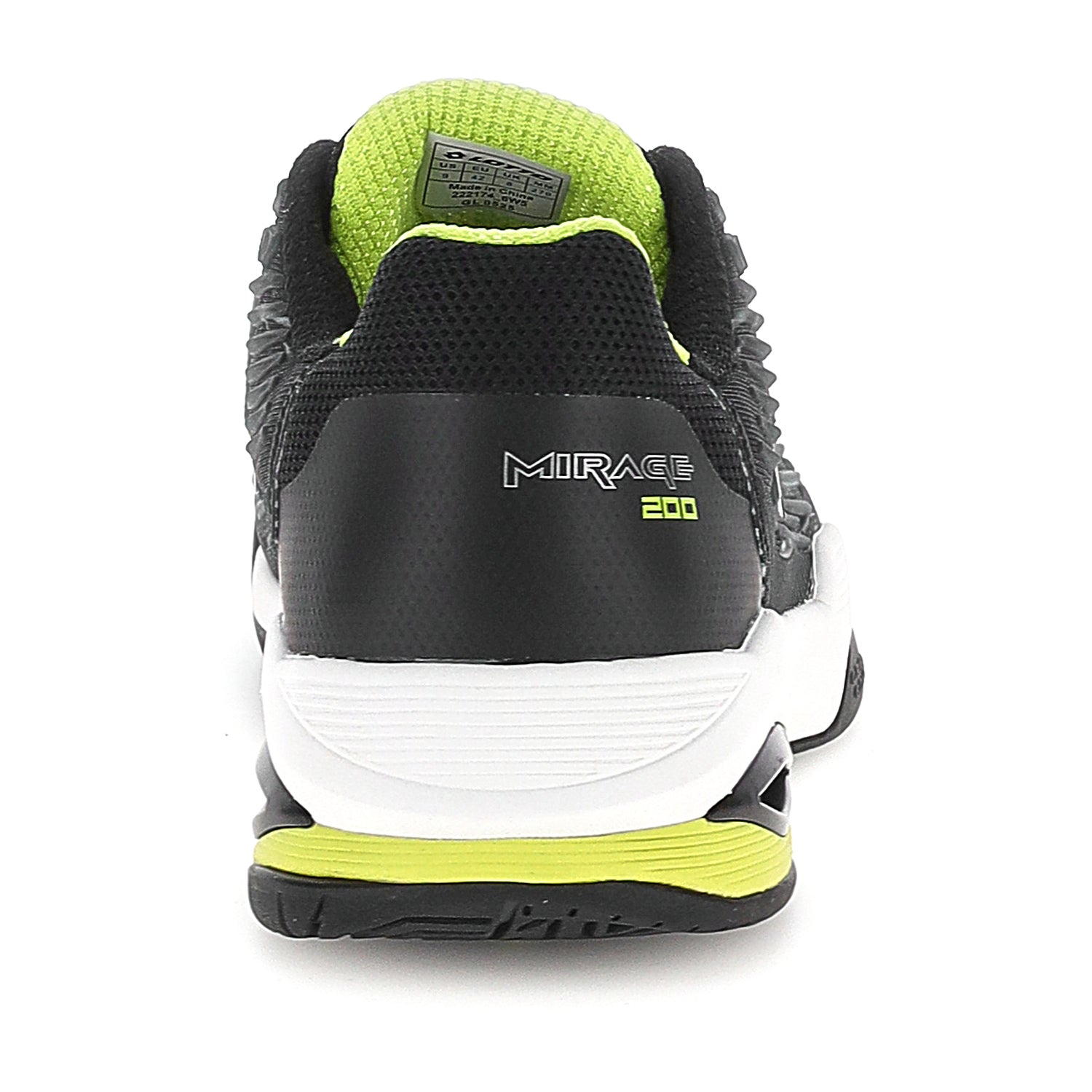 UOMO SCARPE TENNIS CAMPI VELOCI MIRAGE 200 NERO 222174 6W5 05