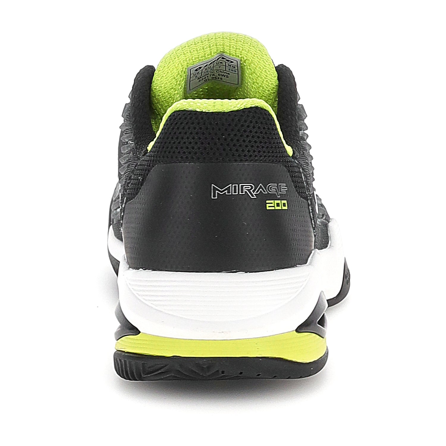 UOMO SCARPE TENNIS TERRA BATTUTA MIRAGE 200 NERO 222175 6W5 05