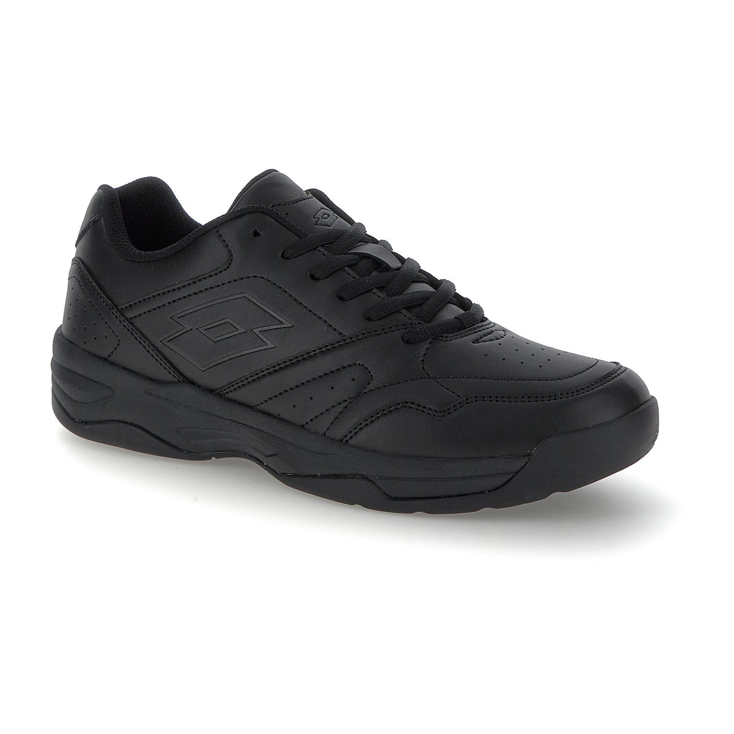 UOMO SCARPE COURT LOGO NERO 222206 1CL 02