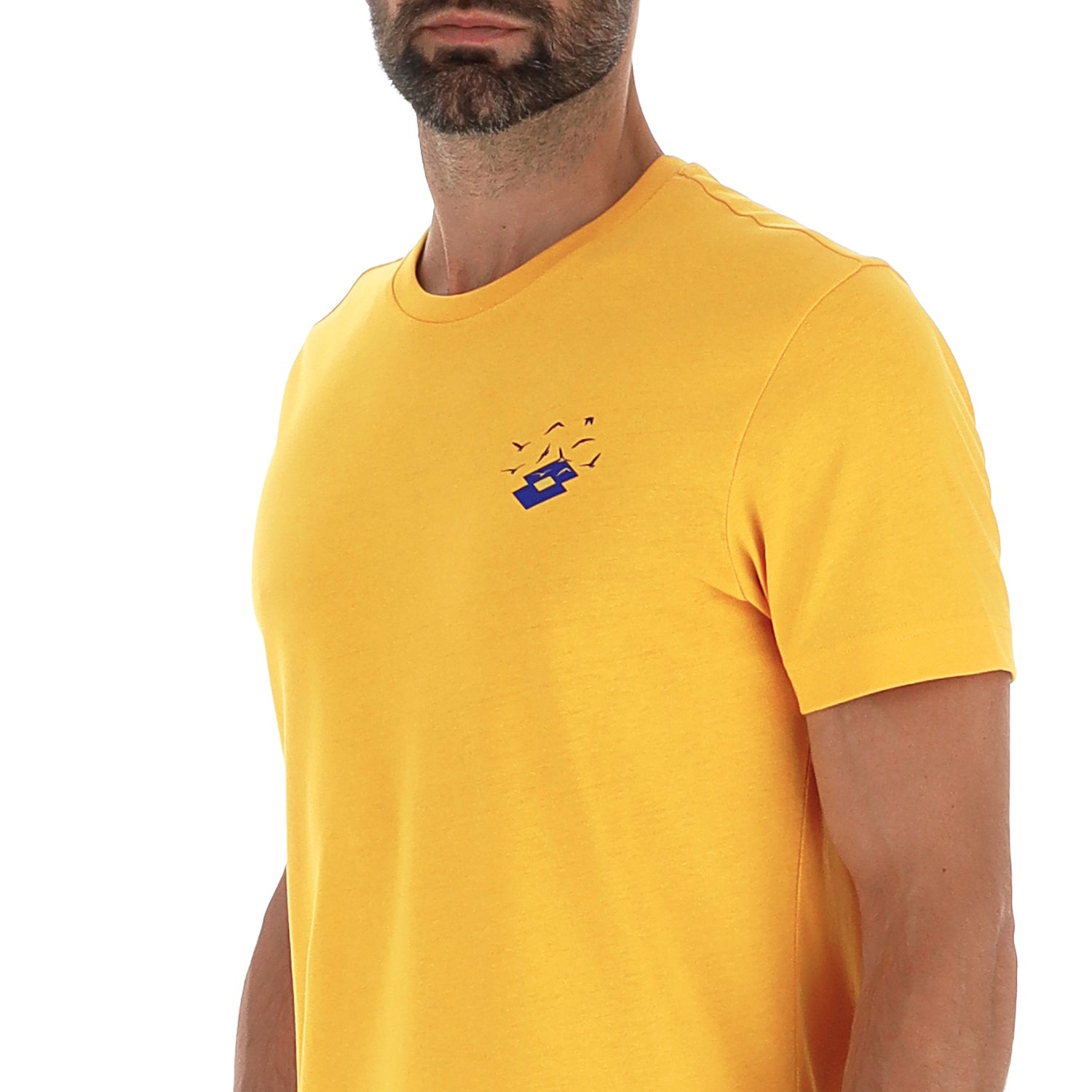 UOMO MAGLIETTA LOGO FLY GIALLO SCURO 222264 1EX 03