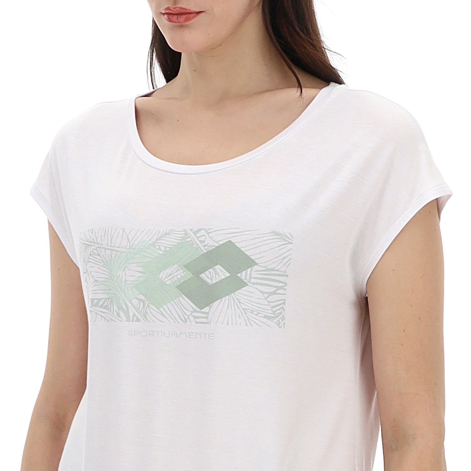 DONNA MAGLIETTA SUMMER PRT BIANCO 222276 0F1 03